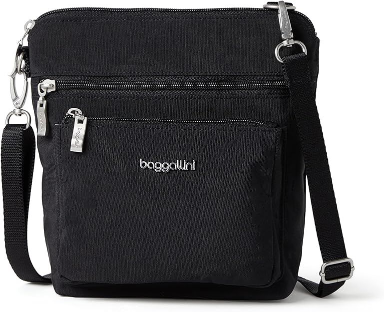 Baggallini Modern Pocket Crossbody with RFID - Lightweight Water-Resistant Travel Bag - Crossbody... | Amazon (US)