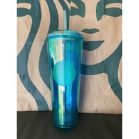 starbucks Teal Kaleidoscope Tumbler - Summer 2021 Venti 24Oz | Etsy (US)