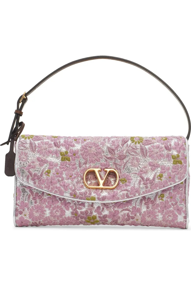 Valentino Garavani Devain Small Shoulder Bag in Dusty Rose at Nordstrom | Nordstrom