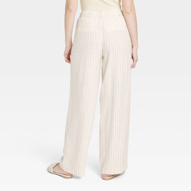 Women's High-Rise Straight Fit Fluid Pants - A New Day™ | Target