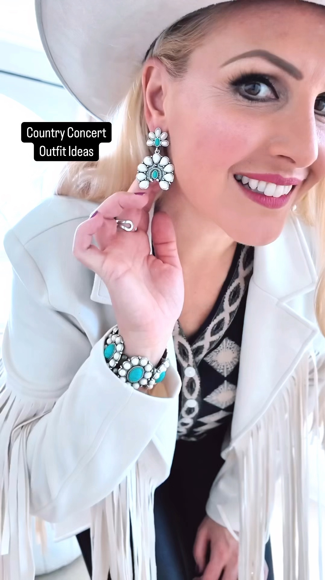 🤠WESTERN OUTFIT for women! What do you think? YES or No? Let me know! I think it’s perfect for a Texas Rodeo or a Nashville Country Concert. Hee Haw! 

Wearing a medium in everything and large in Spanx leggings.

Western Outfits Women I Nashville Outfits for Women I Country Concert Outfit

Taylor swift concert outfit ideas I texas rodeo outfit | rave outfits festivals | rodeo outfits for women | houston rodeo outfits for women | rodeo outfit | nashville outfits spring | texas rodeo outfits | all fringe outfit | denim on denim outfit | fringe on fringe | country concert outfit | country concert outfit ideas | country concert outfits | country concert outfit ideas winter | rodeo outfit | rodeo outfit ideas | western glam outfit | rodeo outfits for women | rodeo outfits winter | cowgirl outfit | rodeo outfits | western outfits | western outfits women | country glam outfit | nashville outfit | nashville outfits | rodeo outfits for women | nashville outfits for women | country concert outfit | country concert outfits


#westernfashion #westernstyle #westernwear #westernglam #westernoutfits #countryconcert #countryconcertoutfit #rodeo #rodeofashion #rodeotok #rodeohouston #cowgirl #cowgirlboots #cowboyhat #cowboyhats #nashville #nashvilleoutfit #countryoutfit #countrygirls #fallfashion #falltrends



#LTKSeasonal #LTKShoeCrush #LTKStyleTip #LTKItBag #LTKFindsUnder100 #LTKOver40 #LTKMidsize #LTKTravel #LTKNYFW #LTKU #LTKSaleAlert #LTKFindsUnder50 #LTKVideo