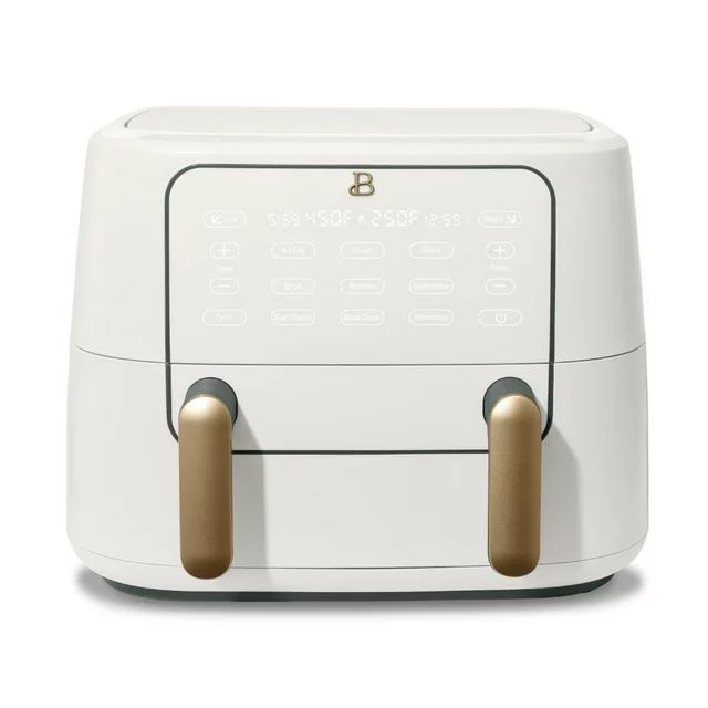 Beautiful 9 QT TriZone Air Fryer, White Icing by Drew Barrymore | Walmart (US)