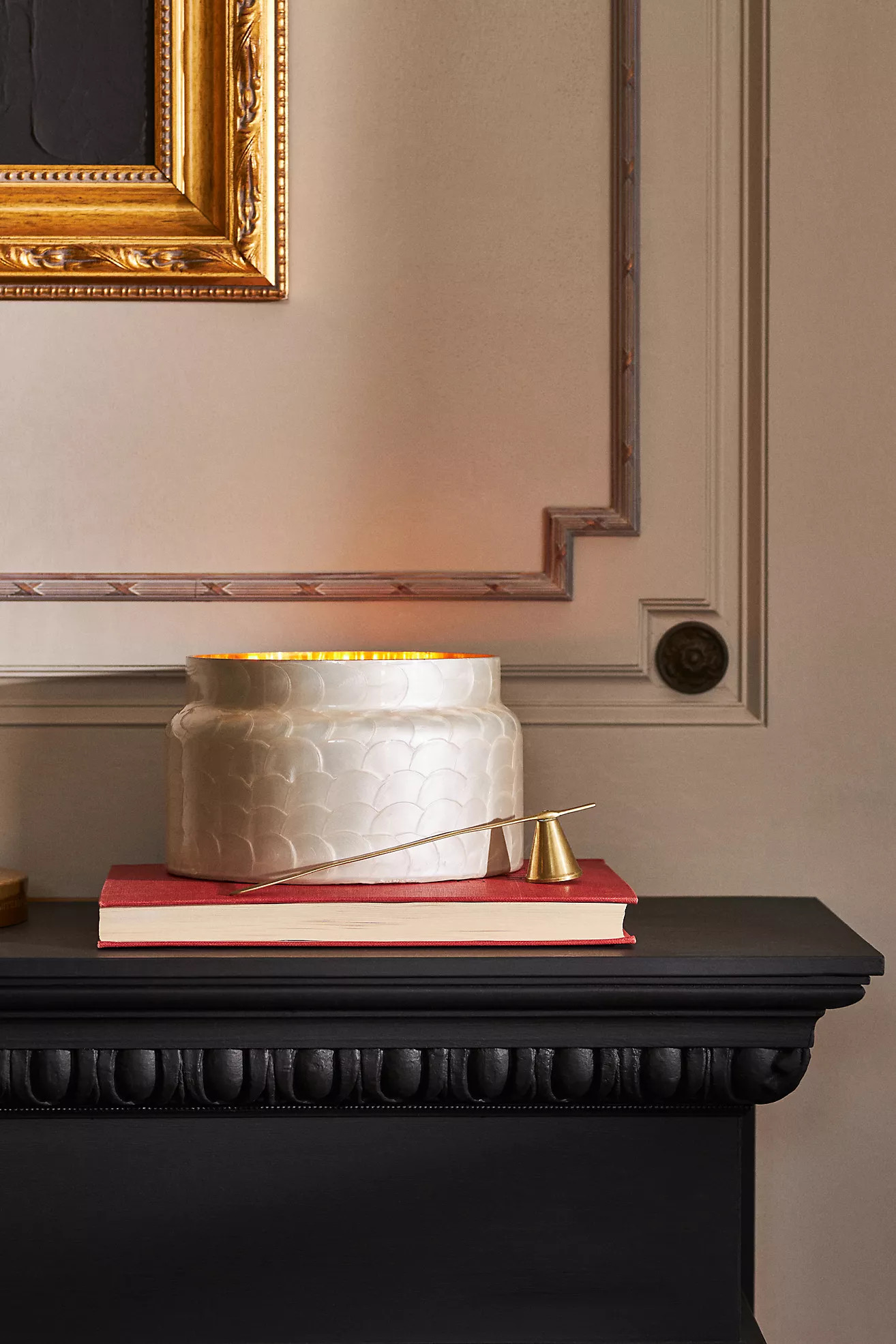 Capri Blue Volcano Capiz Jar Candle​ | Anthropologie (US)