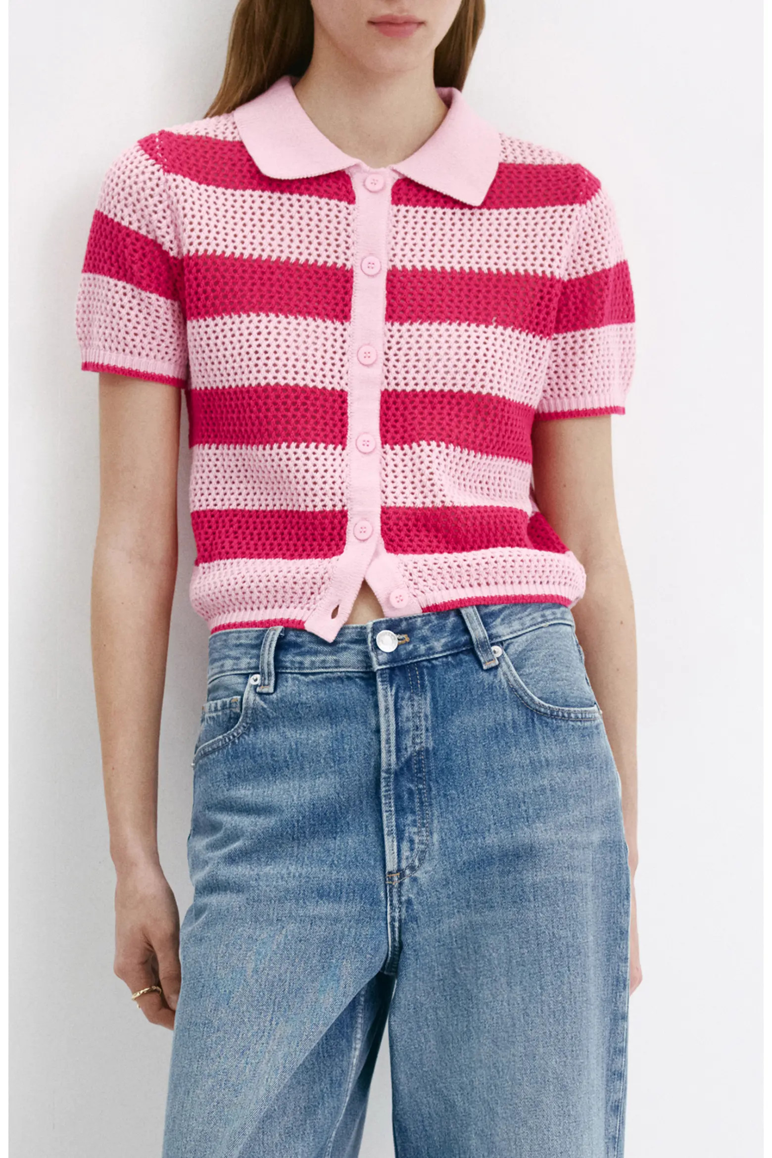 Stripe Open Stitch Cardigan (Women) | Nordstrom | Nordstrom
