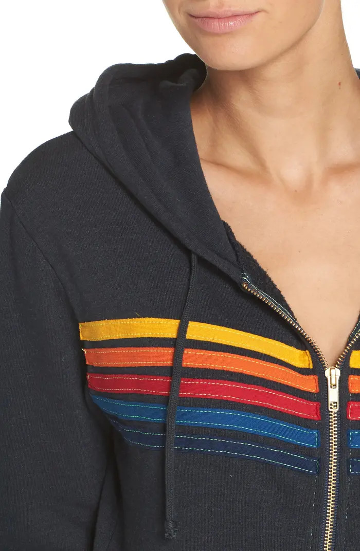 5-Stripe Zip Hoodie | Nordstrom