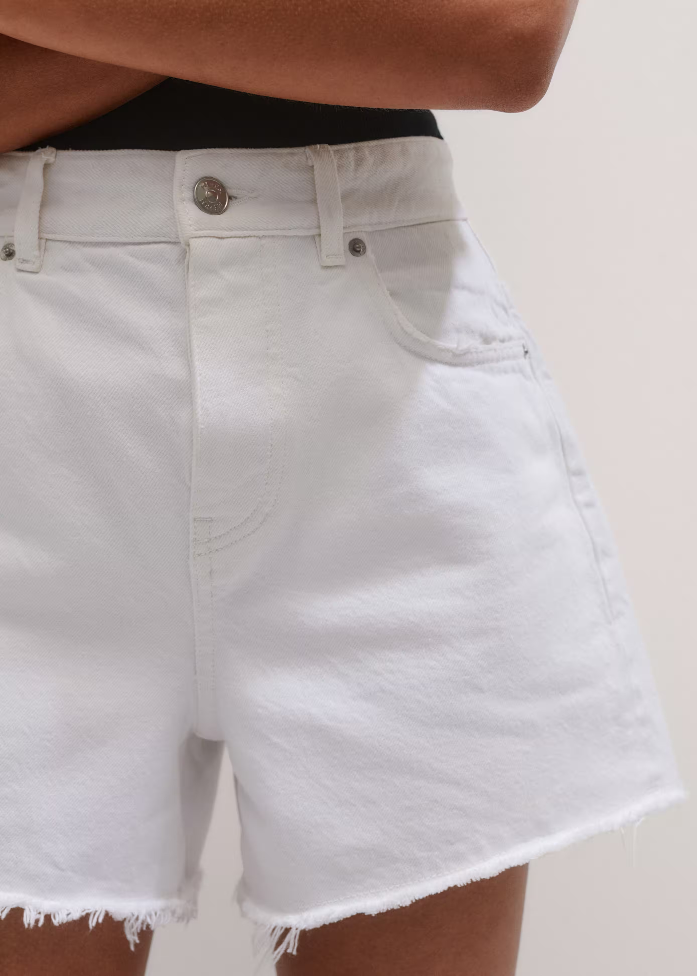 Women's White Easy Summer Short | ME+EM | ME+EM Global (Excluding US)