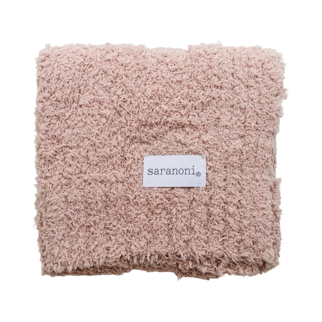 SARANONI Bamboni Luxury Baby Blanket, Breathable & Soft Plush Blanket for Infant Boys & Girls (Pi... | Amazon (US)