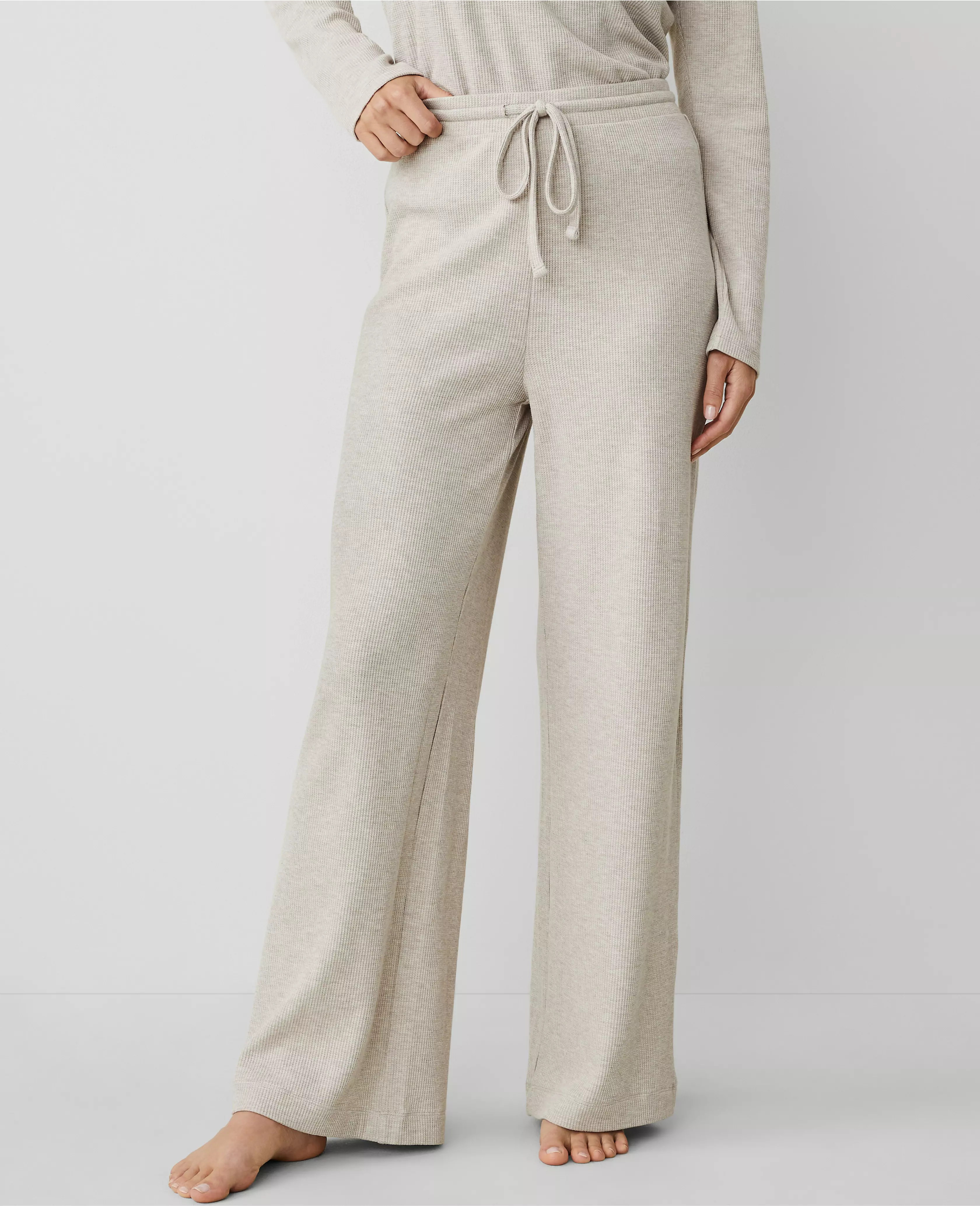 Waffle Lounge Wide-Leg Pant | Ann Taylor (US)