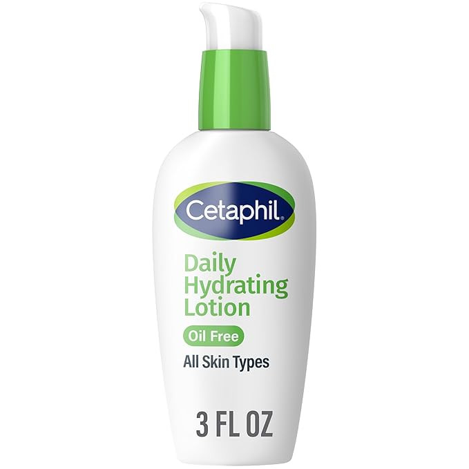 Cetaphil Daily Hydrating Lotion for Face, With Hyaluronic Acid, 3 fl oz, Lasting 24 Hour Hydratio... | Amazon (US)