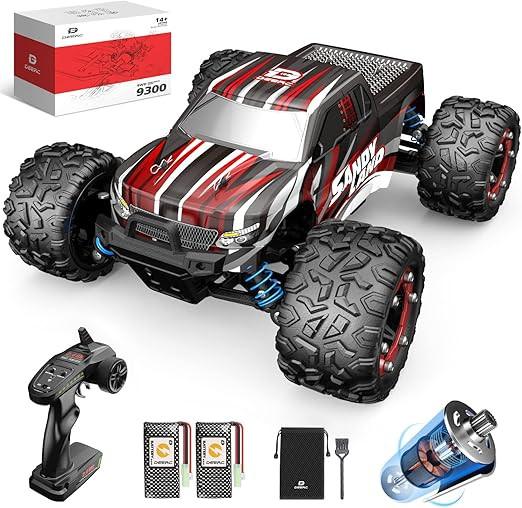 Amazon.com: DEERC 9300 Remote Control Car High Speed RC Cars for Kids Adults 1:18 Scale 40 KM/H 4... | Amazon (US)
