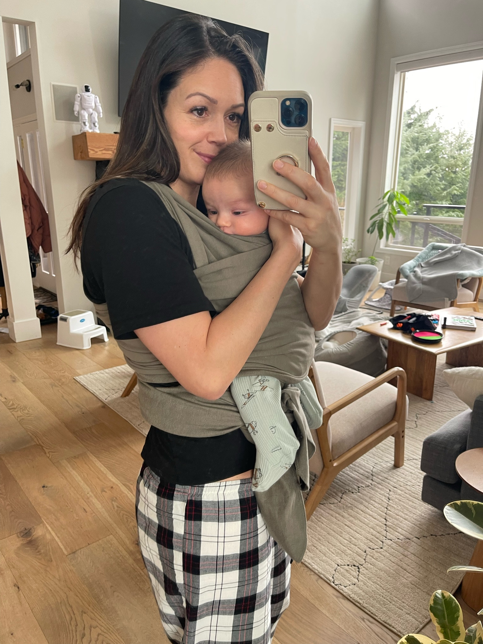 The BEST cloth baby carrier out there! Stretchy but thicker knit that is supportive but comfortable! 

#baby #babycarrier #postpartum

#LTKBaby #LTKBump #LTKFamily