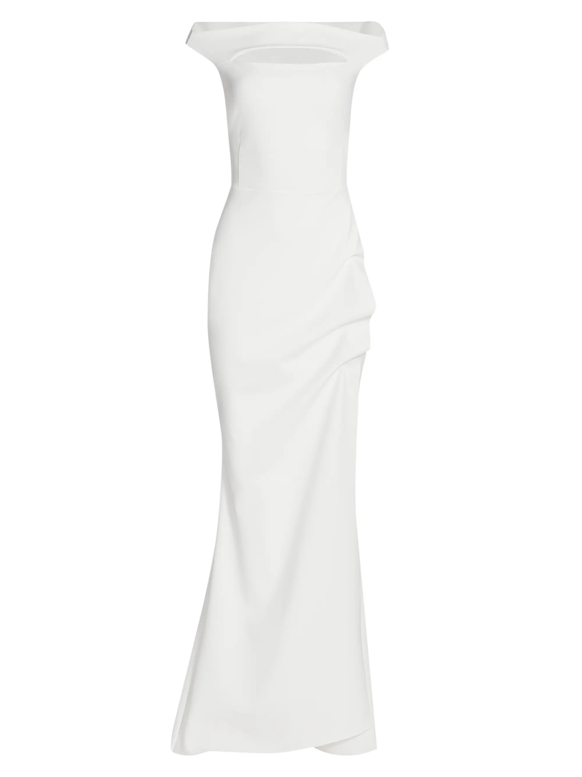 Melania Off-The-Shoulder Cutout Sheath Dress | Saks Fifth Avenue
