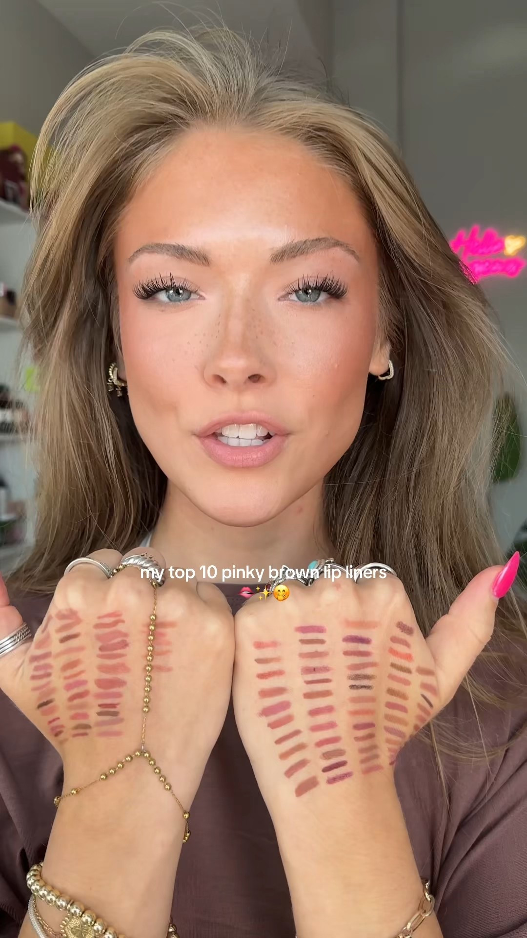 My TOP 10 pinky brown liners ✨💆🏼‍♀️💗
