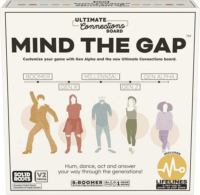 Spin Master Games, SolidRoots Mind The Gap Ultimate Connections, Amazon Exclusive, Trivia for Gen... | Amazon (US)