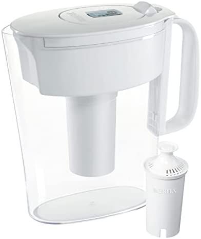 Brita Water Filter Pitcher for Tap and Drinking Water with 1 Standard Filter, Lasts 2 Months, 6-C... | Amazon (US)