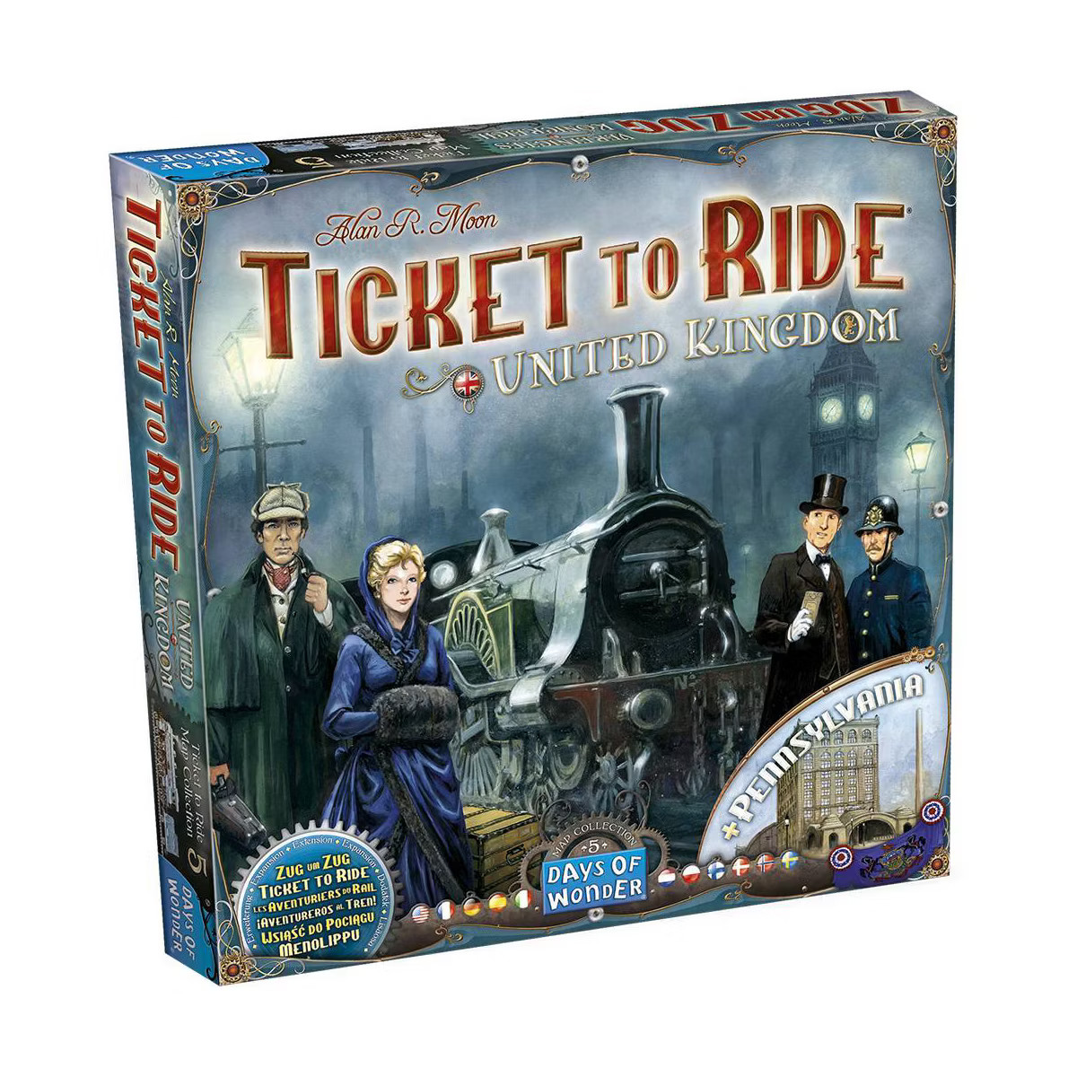 Days of Wonder Ticket to Ride United Kingdom Map Col 5 Board Game | Target