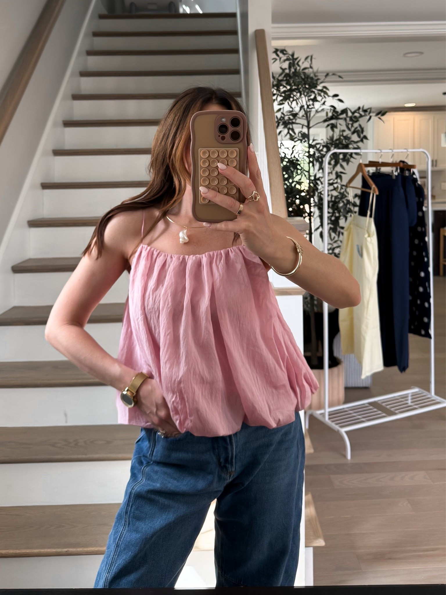 Loft new arrivals are so good! I love this bubble hem tank.

#LTKSeasonal #LTKSaleAlert #LTKootd