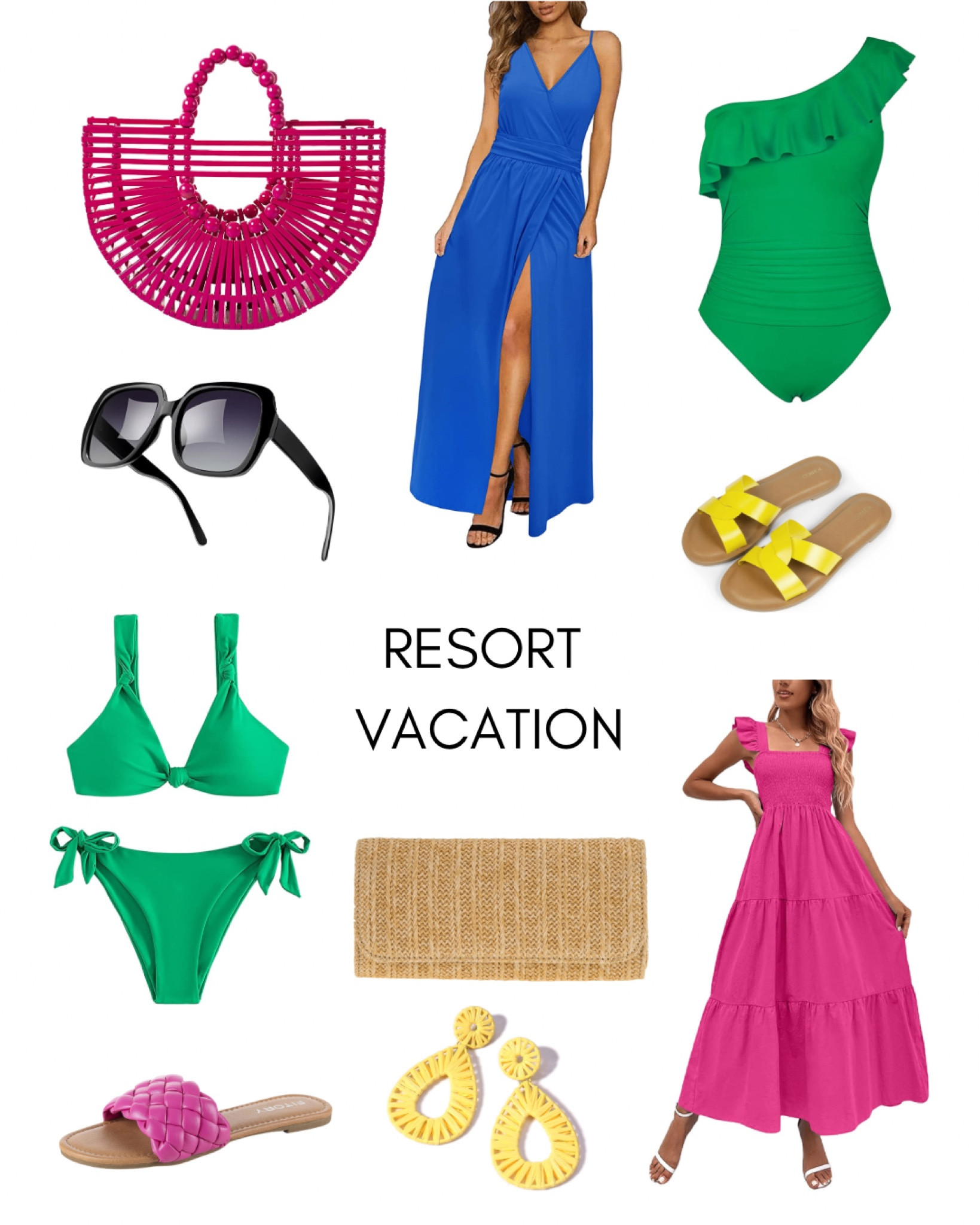 Amazon Resort Vacation Finds 

A variety of dresses, clothing bathing suits, cover ups, accessories, shoes, beach bags, sunglasses, totes perfect for your next beach resort vacation or warm weather trip.

 #resortwear
#LTKresort #LTKvacation #resort #vacation #resortvacation #beach #trip #clutch #woven #bag #tote #clutch #purse #straw #amazon #founditonamazon #amazonfinds

#LTKtravel #LTKswim #LTKunder50