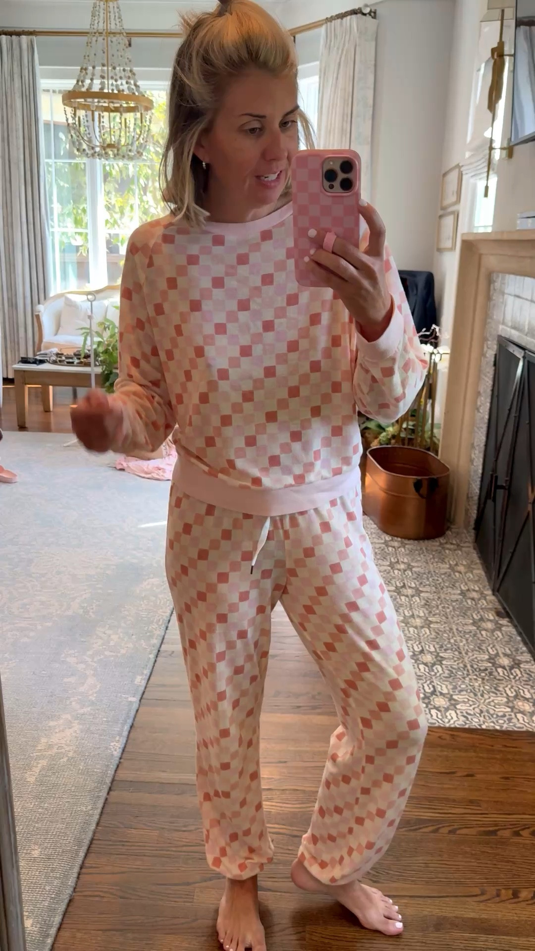 The Honeydew Intimates pajamas are so soft and make the best loungewear. I’m in a small. I found some on sale too! 
*Use my code mixandmatchmadness ￼ for 10% off my Loopy

#LTKmomlife #LTKSaleAlert #LTKmorningroutine