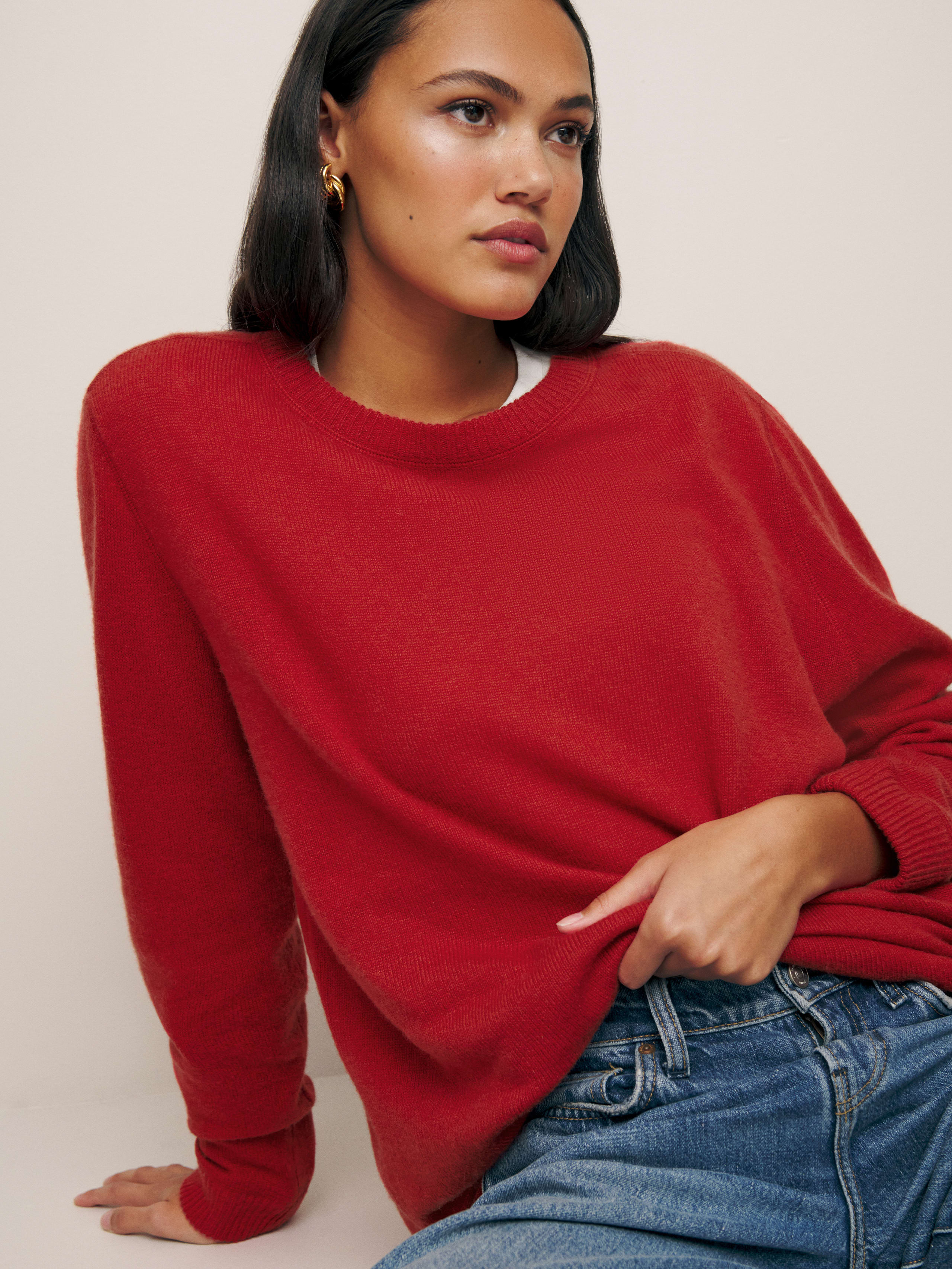 Cashmere Boyfriend Sweater | Reformation (Global)