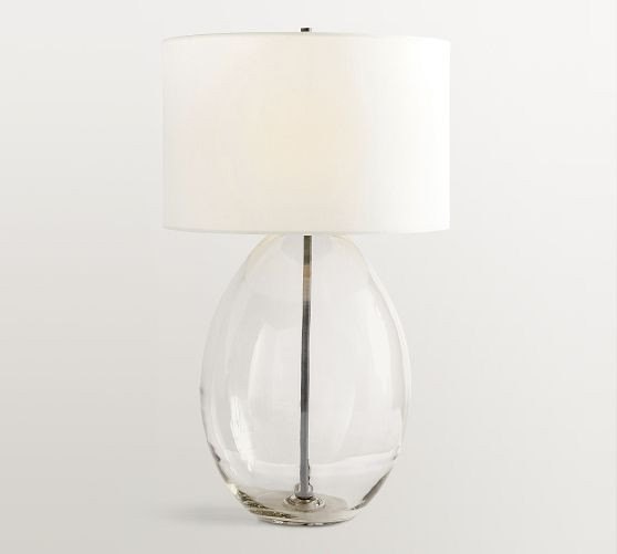 Bennett Recycled Glass Table Lamp (22"-33") | Pottery Barn (US)