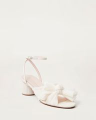 Dahlia Pearl Pleated Bow Heel | Loeffler Randall