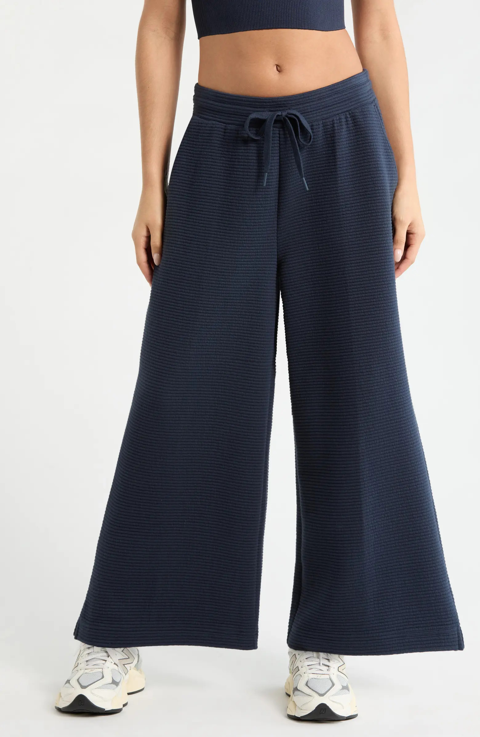 Ottoman Wide Leg Ankle Pants | Nordstrom