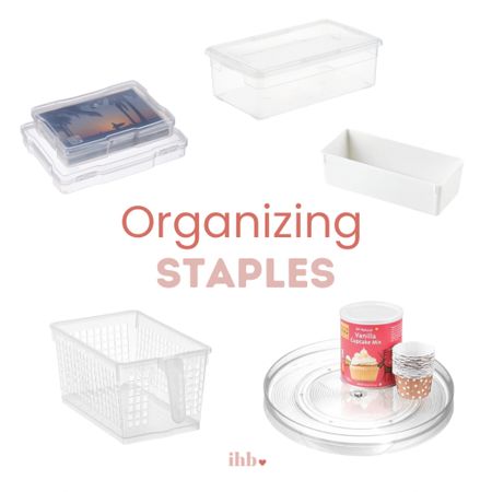 5 of my favorite organizing staples that can be used and reused over and over in every space.

#LTKhome