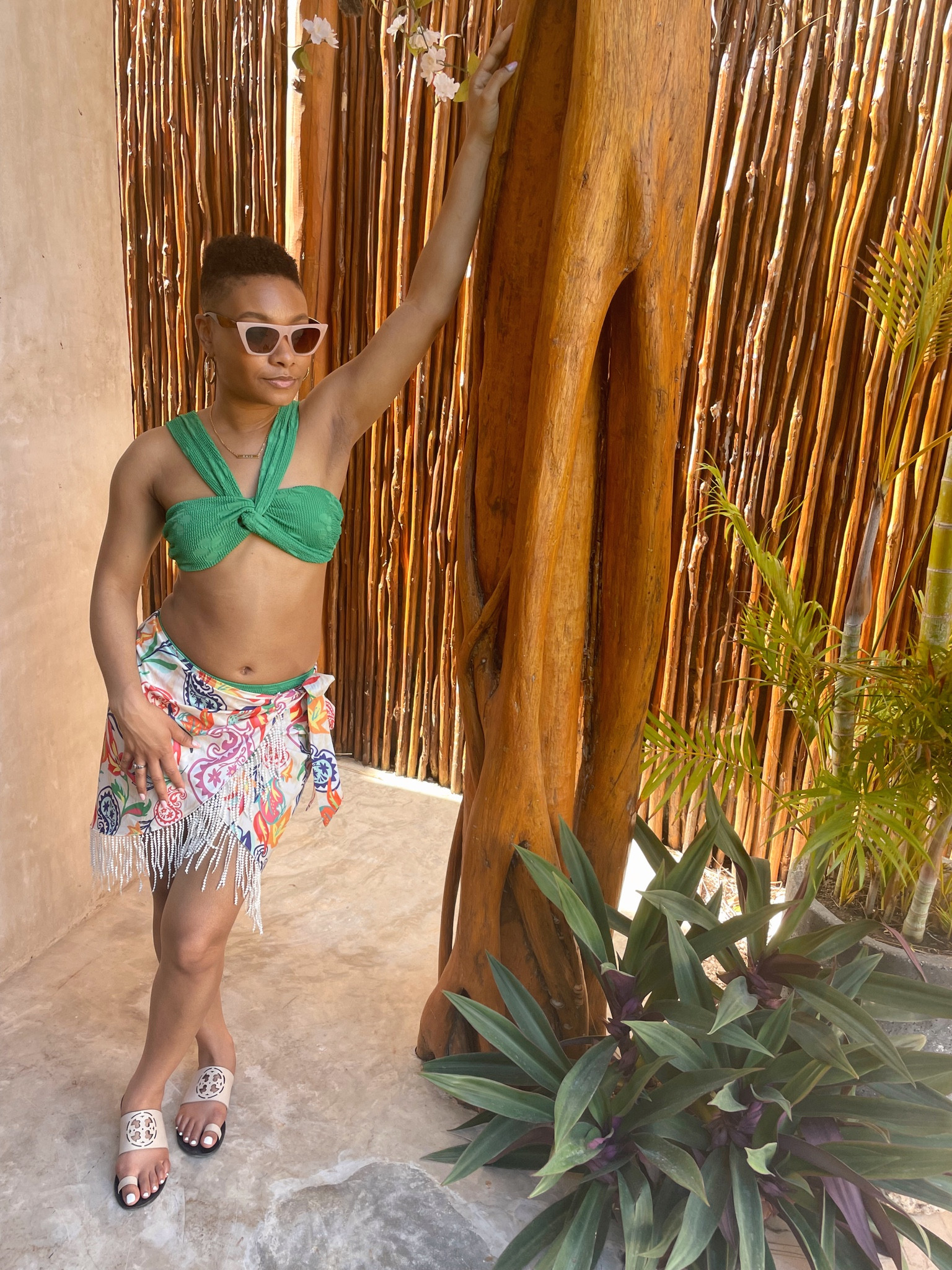 The 2 piece swimsuit is very flattering on smaller chests. The material is really stretchy and thick! 

#resortwear #vacation #swimwear

#LTKsalealert #LTKFind #LTKSeasonal