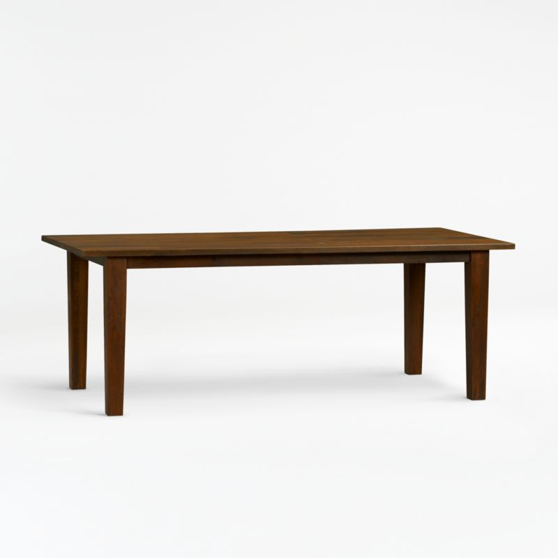 Basque Honey 82" Dining Table + Reviews | Crate & Barrel | Crate & Barrel