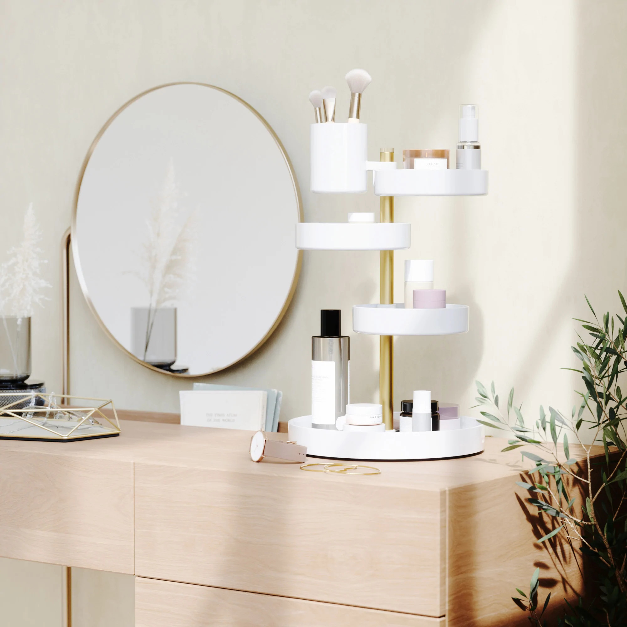 Pirouette Cosmetic Organizer | Umbra