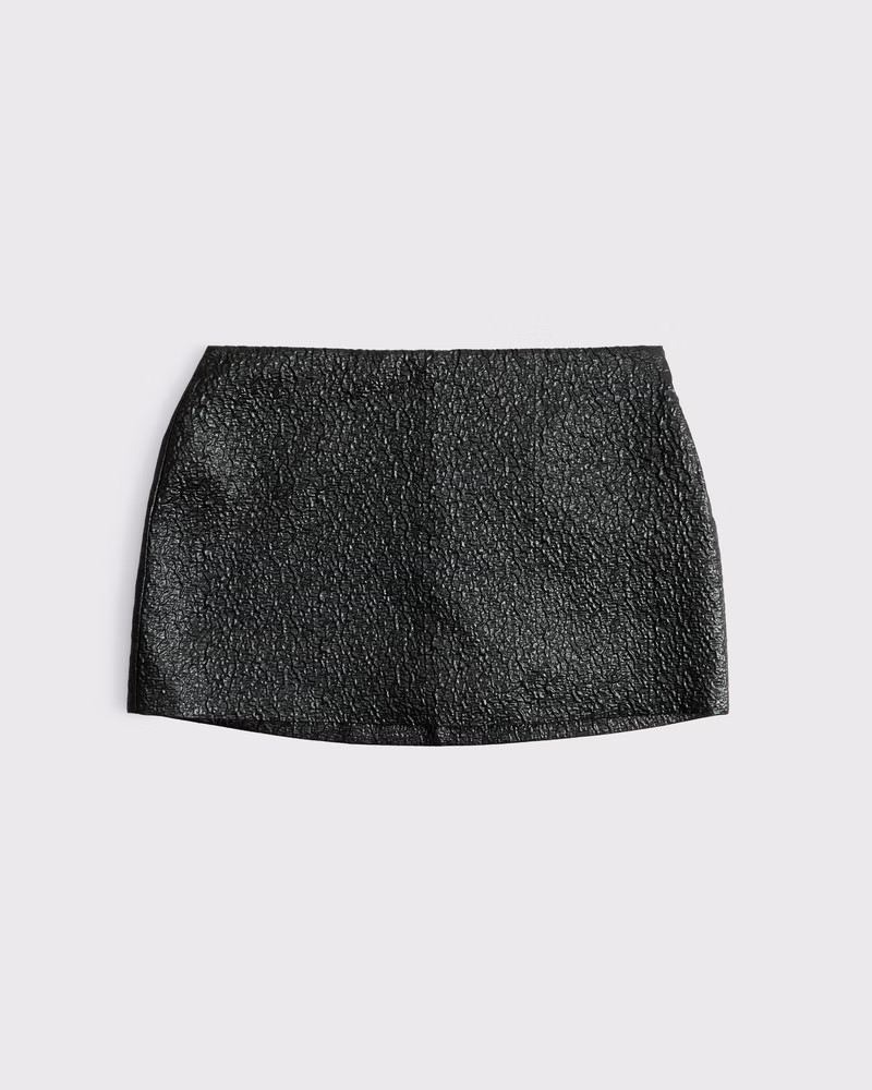 Mid Rise Metallic Mini Skort | Abercrombie & Fitch (US)