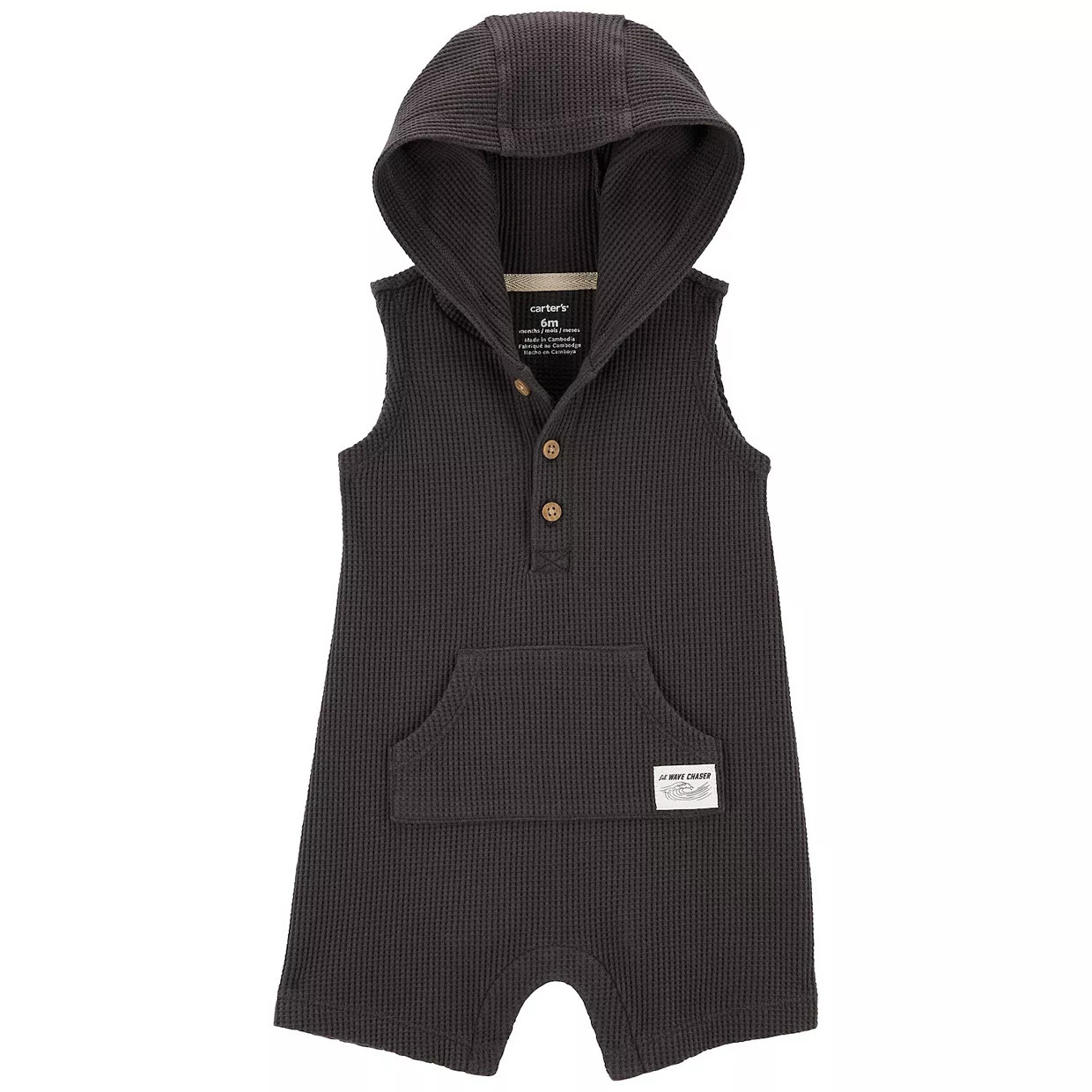 Baby Carter's Hooded Thermal Romper | Kohl's