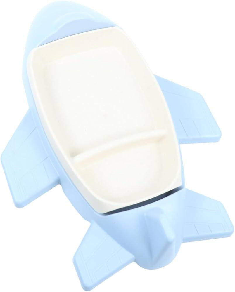 Children Tableware Set Plane-shape Dinner Tray Baby Dishes Separate Plates Boys and Girls Cutlery... | Amazon (US)