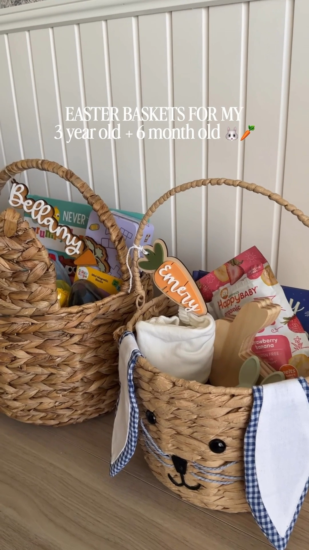 everything I’m putting in my 3 year old + 6 month olds Easter baskets! 🐰🥕🧺 all practical, non-junk (to us) things! 🤍

#easter #easterbasket #boyeasterbasket #toddlerboy #babyboy #easterbasketideas 

#LTKSeasonal #LTKBaby #LTKKids