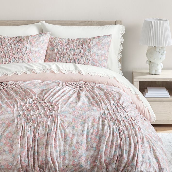 Hello Kitty® Heritage Floral Duvet Cover | Pottery Barn Teen