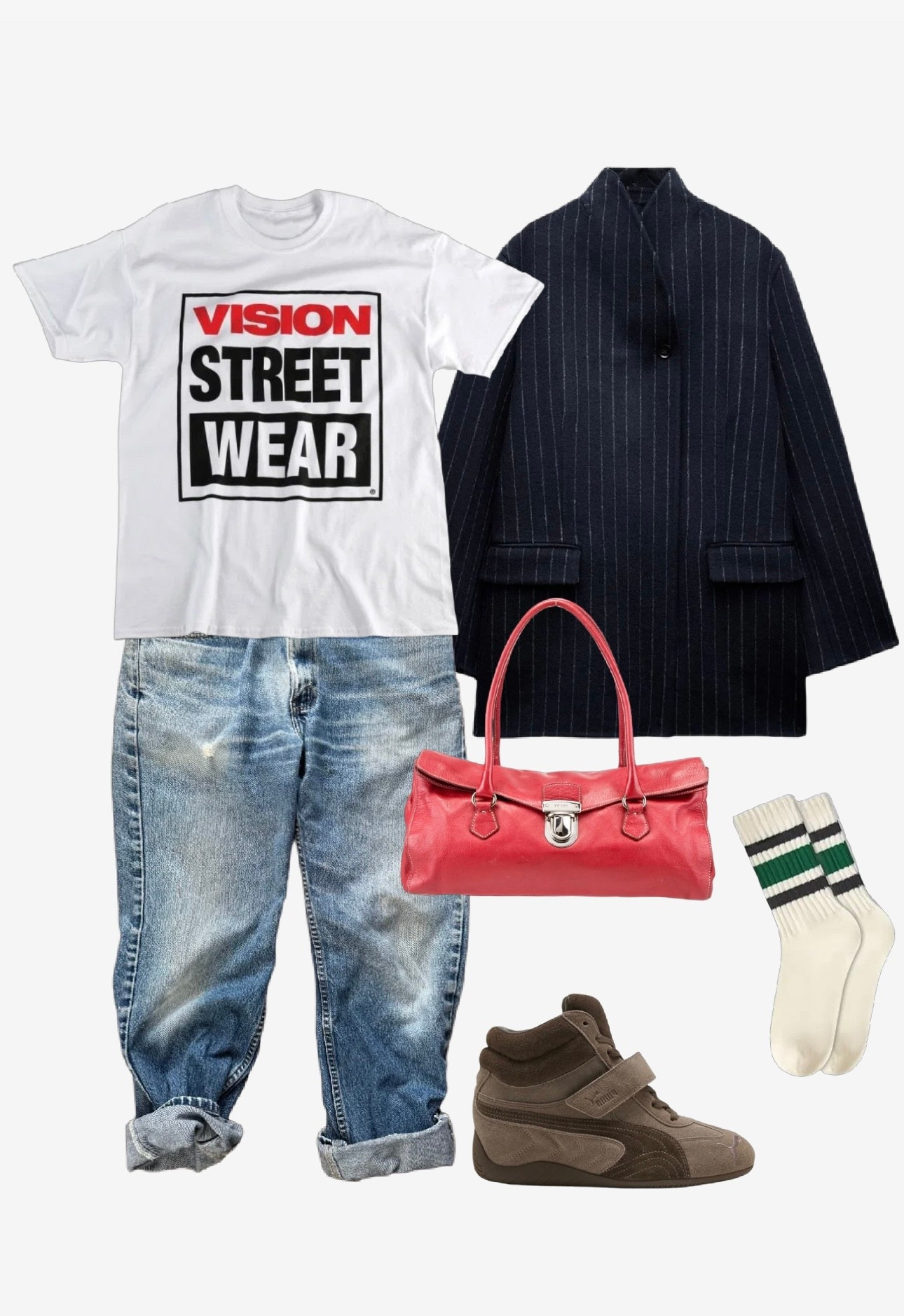 My rule is to slways post the picture that has the cats in it regardless what it looks like. 
Jeans, t-shirt, and bag are vintage  

#LTKootd #LTKOver40 #LTKSeasonal