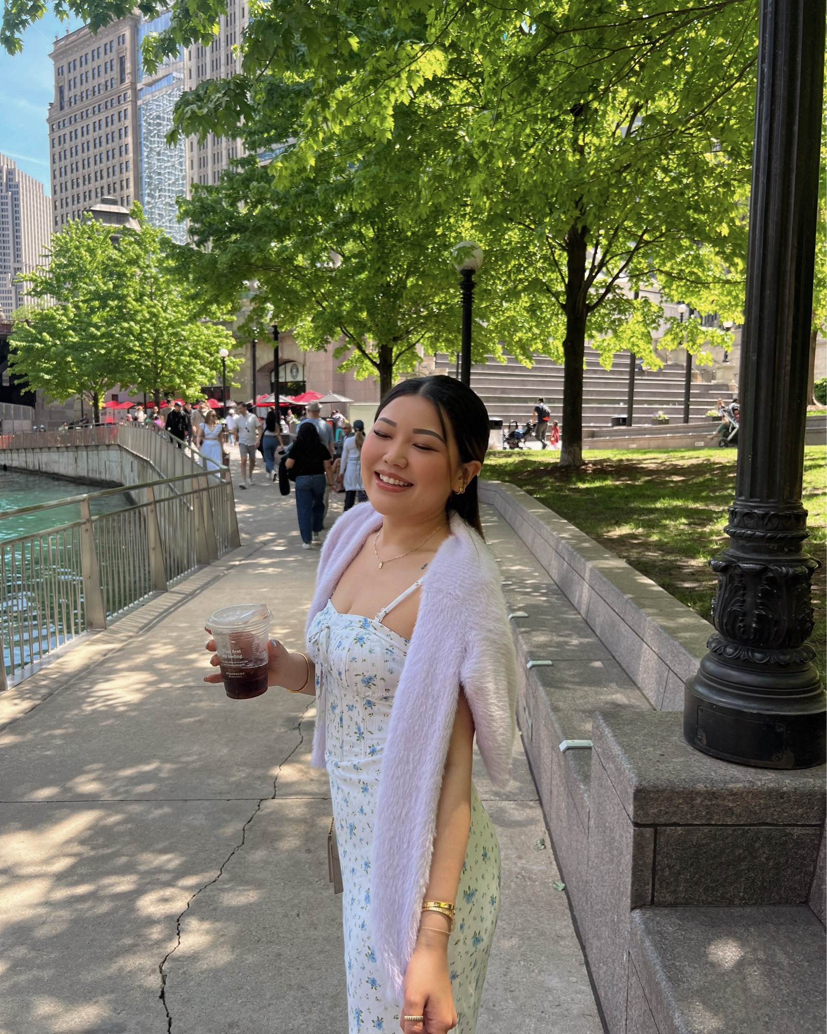 Linked my dress from Target here💜 wearing size 4. True to size! 