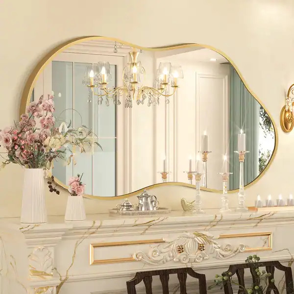 Irregular Wall Mirror Asymmetrical Decorative Wall Mirror - Bed Bath & Beyond - 39086339 | Bed Bath & Beyond