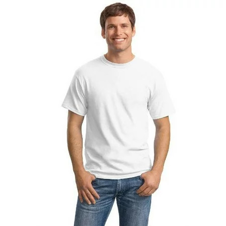 Hanes White Crew Neck T 5 Pack L-White | Walmart (US)