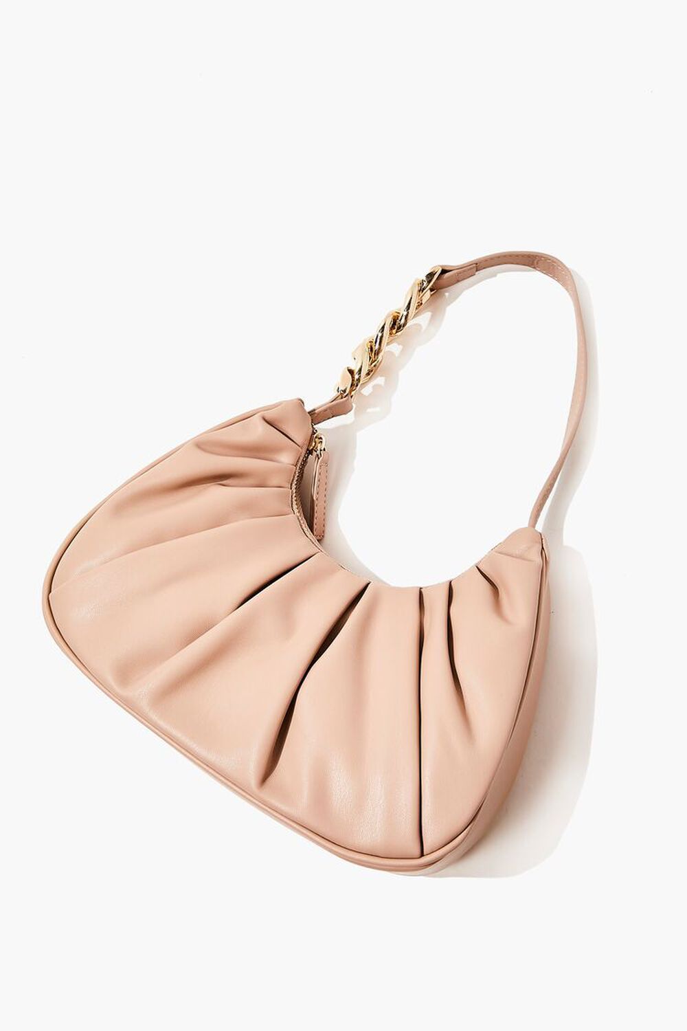 Ruched Baguette Shoulder Bag | Forever 21 | Forever 21 (US)