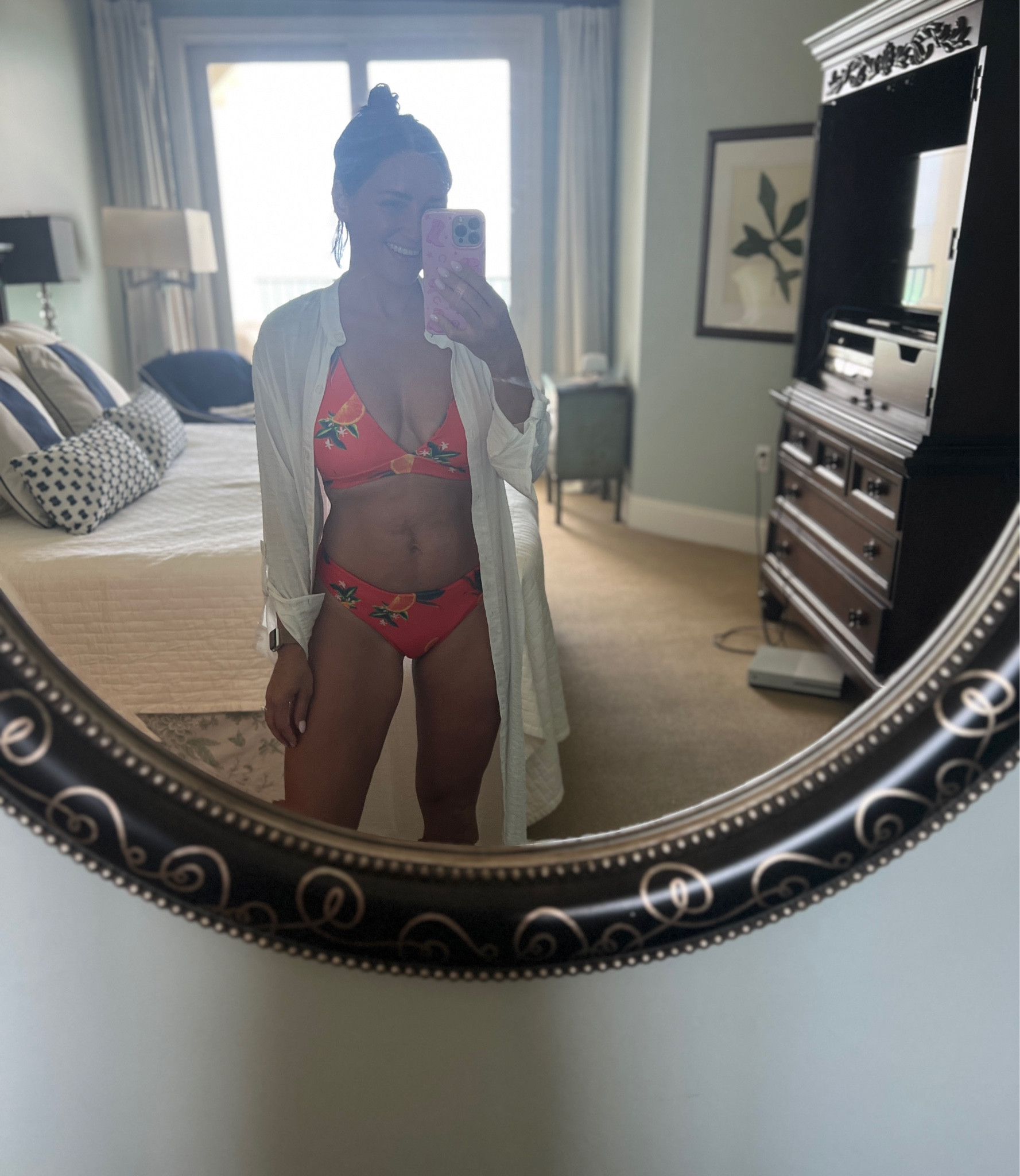 Adjustable top bathing suit from Amazon! Wearing a medium. Several pattern options!

#LTKSwim #LTKTravel