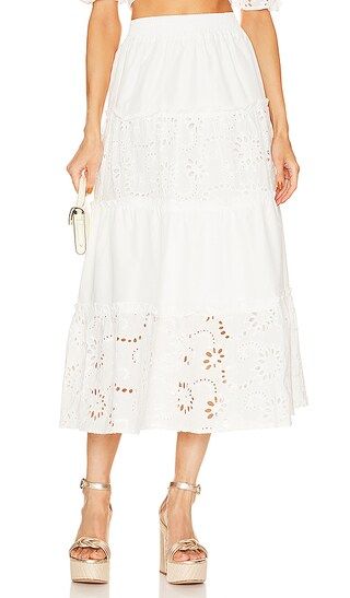 Pixie Skirt in White | Revolve Clothing (Global)
