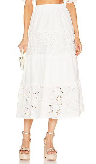 Pixie Skirt in White | Revolve Clothing (Global)