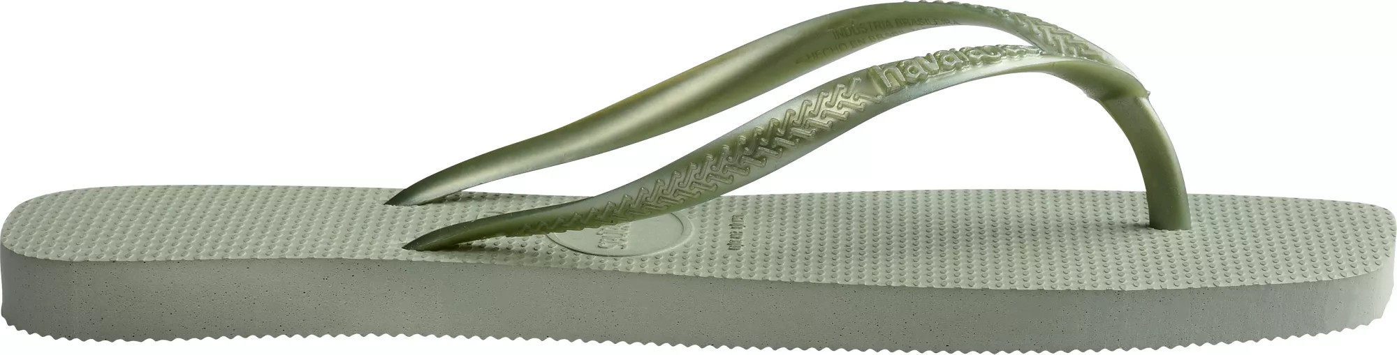 Havaianas Women's Slim Square Flip Flops, Size 11/12, Smoke Green | DICK'S Sporting Goods