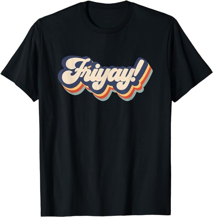 Friyay Teacher Student Gift Happy Weekend Back To School T-Shirt | Amazon (US)