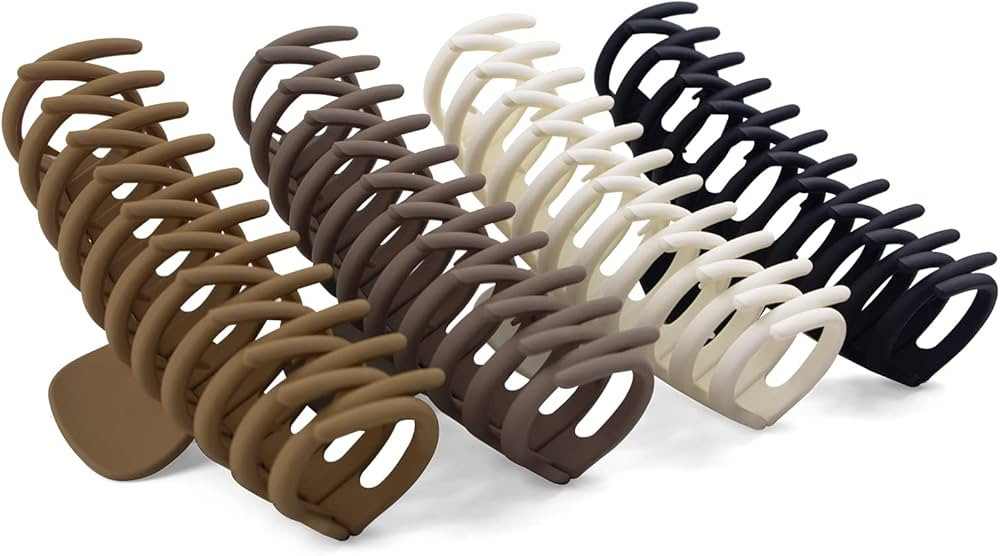 Extra Large Claw Clips for Thick Hair, 5.25 lnch Strong Hold Hair Clips for Women, Extremely Big ... | Amazon (US)