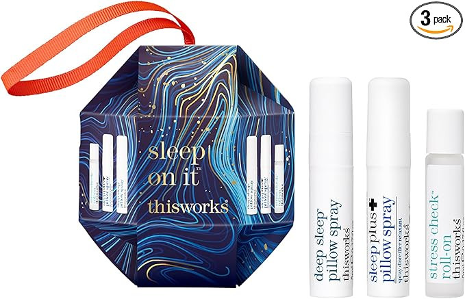 This Works Sleep On It Kit - Sleep Plus Pillow Spray, Deep Sleep Pillow Spray & Stress Check Roll... | Amazon (UK)