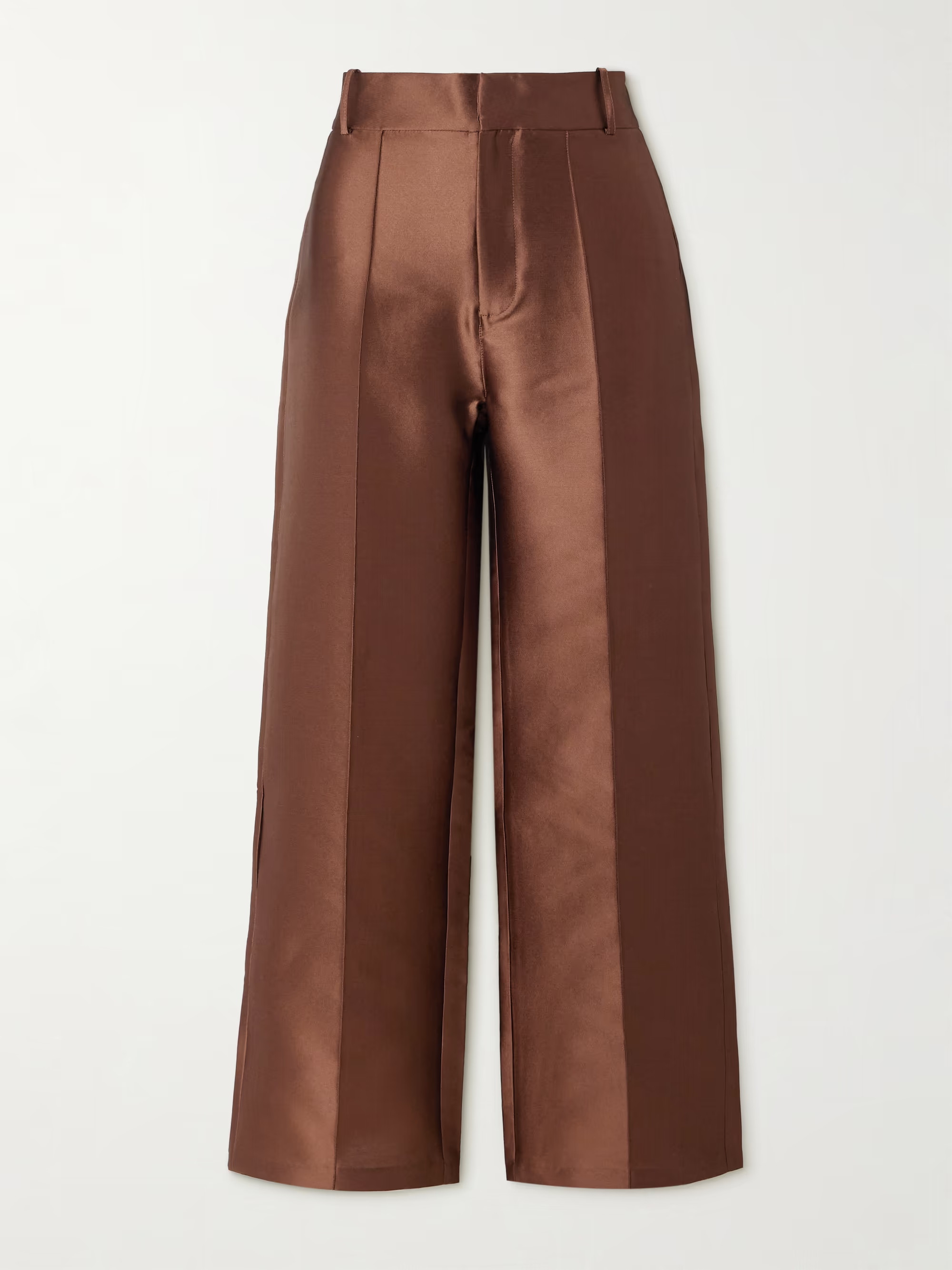 Yoshi cropped taffeta flared pants | NET-A-PORTER (US)
