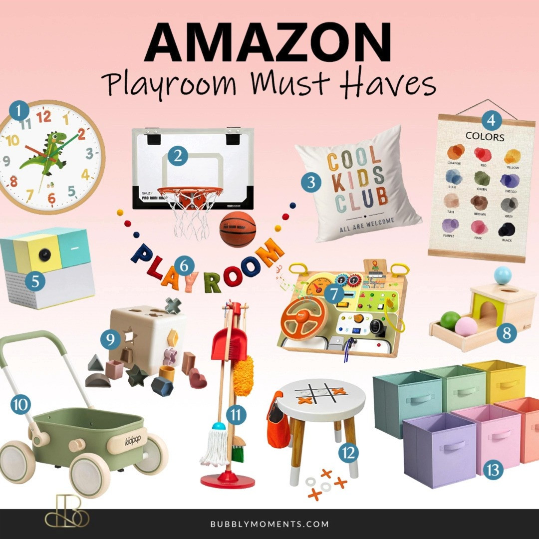 Creating a fun and organized playroom doesn’t have to be complicated. These Playroom Must Haves are perfect for everyday play, learning, and easy clean-up. Each item is chosen to help kids stay creative, busy, and happy while keeping the space practical for parents too. From toy storage and playroom décor to engaging toys and activity essentials, these finds work well for different ages and play styles.
All items are from Amazon and are linked in one easy spot on the LTK app, making it simple to tap, save, and shop. Whether you’re updating your playroom or starting fresh, these are go-to pieces you’ll reach for every day. Save this post for later and share it with anyone planning a playroom refresh.
#LTKKids #LTKHome #playroom #playroominspo #playroomdecor #kidsroom #kidsdecor #toyorganization #playroomorganization #kidsactivities #toddlerlife #momlife #parentlife #familyhome #learningthroughplay #amazonfinds  

 